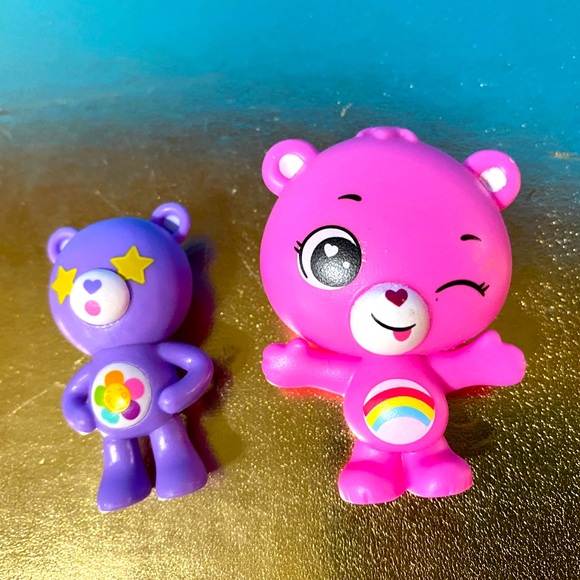 CARE BEARS BUNDLE SURPRISE CARE BEARS CUB 2.25” & 2017 HARMONY CARE BEAR 1.75” - Picture 6 of 11